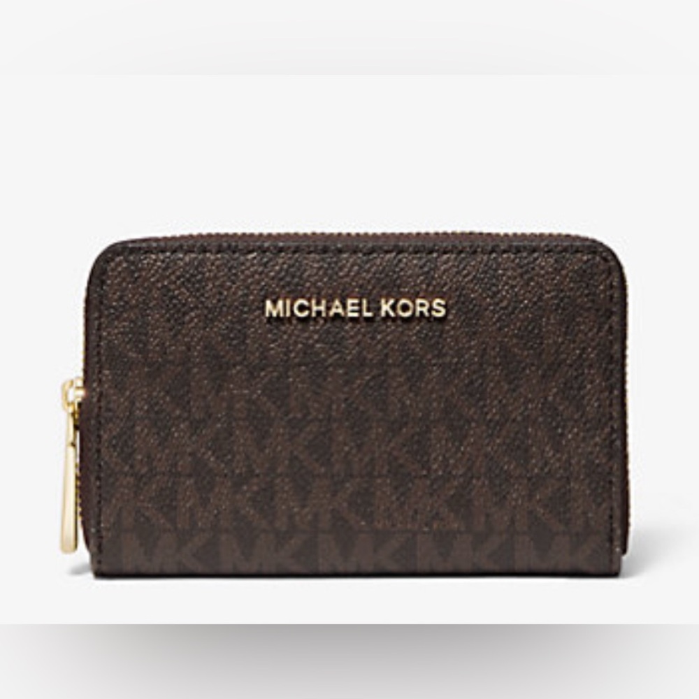 Michael Kors Dark Brown Logo Wallet